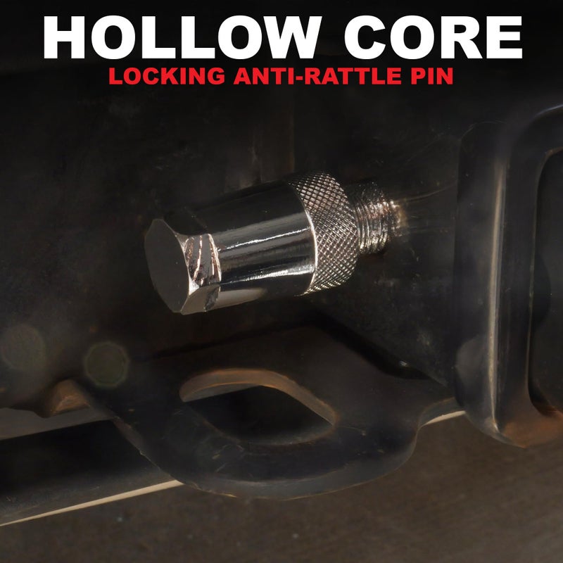 Trimax â€“ TAR300 â€“ 5/8" Anti-Rattle Hitch Pin â€“ Hollow Core Locking Pin, Reduces Wobble, Fits 2" Receivers, Includes Installation Wrench and 2 Keys - Image 3